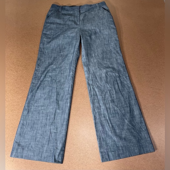 J. Crew Blue Wide Leg Pants - Picture 1 of 8